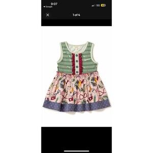 Matilda Jane Well Read Tunic Top Girls Size 6 Choose you own path